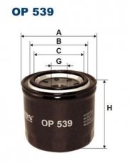 Купити OP539 Filtron Масляний фільтр  Свіфт (1, 2) (1.0, 1.3, 1.6)