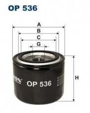 Купити OP536 Filtron Масляний фільтр  Pajero 1 (2.6, 3.0 V6, 3.0 V6 24V)