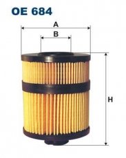Масляный фильтр OE684 Filtron – (фильтр-патрон) фото 1