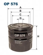 Купить OP576 Filtron Масляный фильтр (накручиваемый) Фиорино 1.3 D