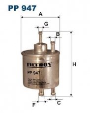 Купить PP947 Filtron Топливный фильтр (прямоточный) Ванео W414 (1.6, 1.9)