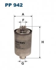 Купить PP942 Filtron Топливный фильтр (накручиваемый) Фрилендер (1.8 16V, 1.8 i 16V)