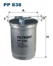 Купити PP838 Filtron Паливний фільтр  Orion (1.8 D, 1.8 TD)