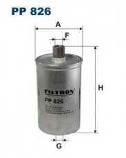 Купити PP826 Filtron Паливний фільтр (накручуваний) Ауді 80 (1.6, 1.8, 2.0, 2.1)