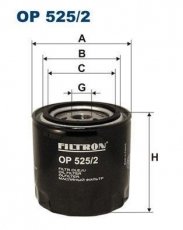 Масляный фильтр OP525/2 Filtron – (накручиваемый) фото 1