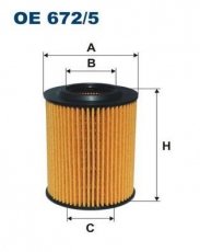 Купити OE672/5 Filtron Масляний фільтр (фильтр-патрон) БМВ
