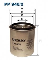 Топливный фильтр PP946/2 Filtron – (фильтр-патрон) фото 1