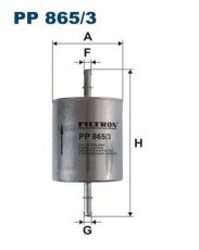 Паливний фільтр PP865/3 Filtron – (прямоточний) фото 1