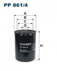 Купити PP861/4 Filtron Паливний фільтр  DAF 95 (12.6, 14.0)