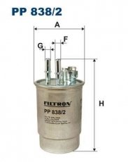 Топливный фильтр PP838/2 Filtron –  фото 1