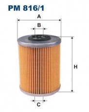 Купить PM816/1 Filtron Топливный фильтр (фильтр-патрон) Сценик 2 (1.9 D, 1.9 dCi, 1.9 dCi 130)