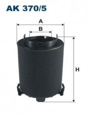 Купить AK370/5 Filtron Воздушный фильтр (круглый) Passat (B6, B7) (1.4, 1.6, 2.0)