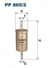 Купить PP865/2 Filtron Топливный фильтр (прямоточный) Фокус (1, 2) (1.4, 1.6, 1.8, 2.0)