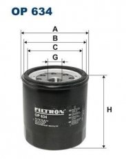 Купить OP634 Filtron Масляный фильтр (накручиваемый)