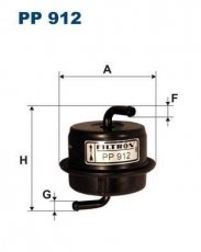 Купить PP912 Filtron Топливный фильтр (прямоточный) Сузуки