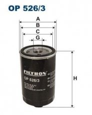 Купити OP526/3 Filtron Масляний фільтр (накручуваний) Поло 1.3 G40