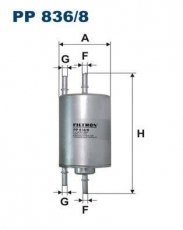 Купить PP836/8 Filtron Топливный фильтр Exeo