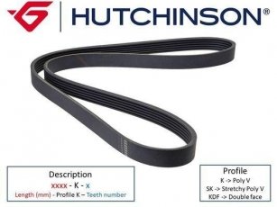Купить 989 SK 6 Hutchinson Ремень приводной  Polo (1.0, 1.6)