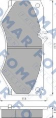 Купить FO 426181 Fomar Тормозные колодки передние Мерседес Т1 (2.3, 2.4, 2.9, 3.0) 