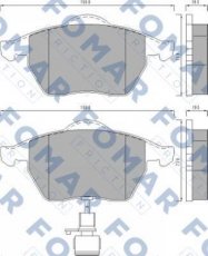 Купити FO 495781 Fomar Гальмівні колодки передні Ауді А4 Б5 2.8 quattro 