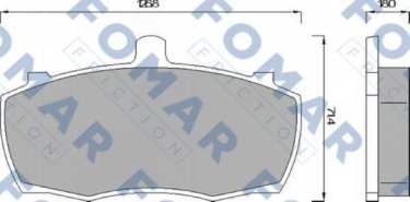 Купити FO 499081 Fomar Гальмівні колодки передні Транзіт 4 (2.0, 2.5 D, 2.5 DI) 