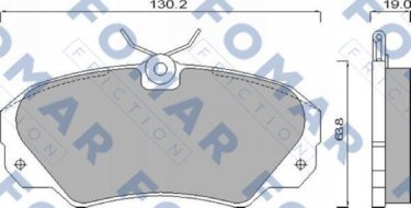 Купить FO 628581 Fomar Тормозные колодки передние Omega (A, B) 