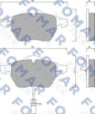 Купить FO 668681 Fomar Тормозные колодки передние Audi A4 (B5, B6, B7) 