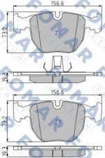 Купити FO 900081 Fomar Гальмівні колодки передні БМВ Е39 (2.9, 3.0, 4.4, 4.9) 