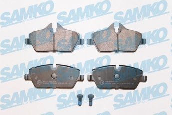 Купити 5SP1241 Samko Гальмівні колодки  БМВ Е81 (1.6, 2.0) 