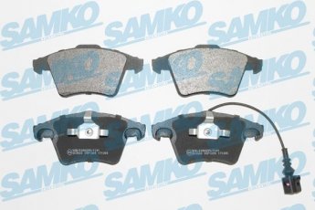 Купити 5SP1205 Samko Гальмівні колодки  Multivan (1.9, 2.0, 2.5, 3.2) 