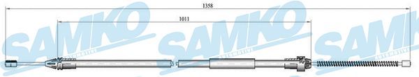 Купить C0683B Samko Трос ручника Symbol (1, 2) (1.1, 1.4, 1.5, 1.6)
