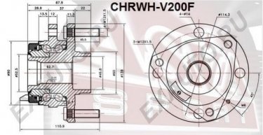 Купить CHRWH-V200F Asva Ступица Эванда 2.0
