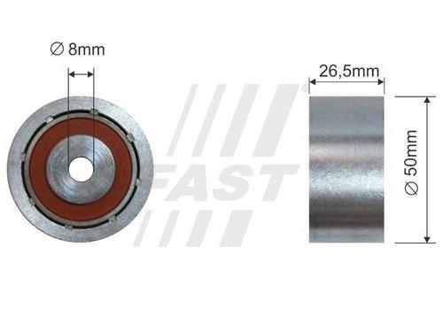 Купити FT44552 Fast Ролик приводного ременя Ксара (2.0 HDi, 2.0 HDi 109, 2.0 HDi 90)