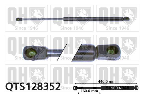 Купить QTS128352 Quinton Hazell Амортизатор багажника Megane 1 (1.4, 1.6, 1.8, 1.9, 2.0)
