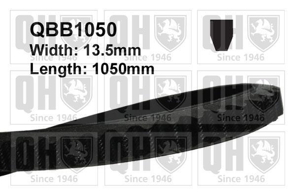Купить QBB1050 Quinton Hazell Ремень приводной  BMW E28 (2.5, 2.8, 3.4, 3.5)