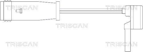 Купить 8115 23005 TRISCAN Датчик износа тормозных колодок Мерседес 205 (1.6, 2.0, 2.1, 3.0)