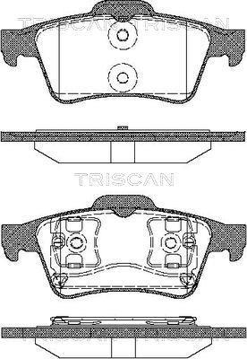 Купить 8110 10534 TRISCAN Тормозные колодки  Меган 2 2.0 Renault Sport 