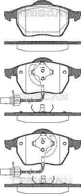 Купить 8110 29016 TRISCAN Тормозные колодки  Audi A4 (B5, B6, B7) 