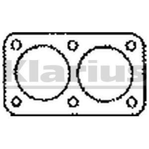 Купить 410228 KLARIUS Прокладки глушителя Audi 80 (1.8, 1.8 CC quattro)