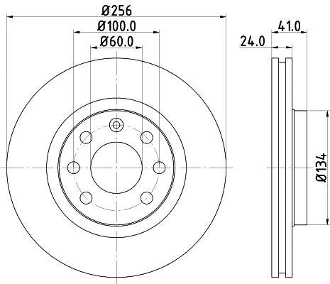 Купить MDC692 MINTEX Тормозные диски Вектру (А, Б) (1.6, 1.7, 1.8, 2.0, 2.5)