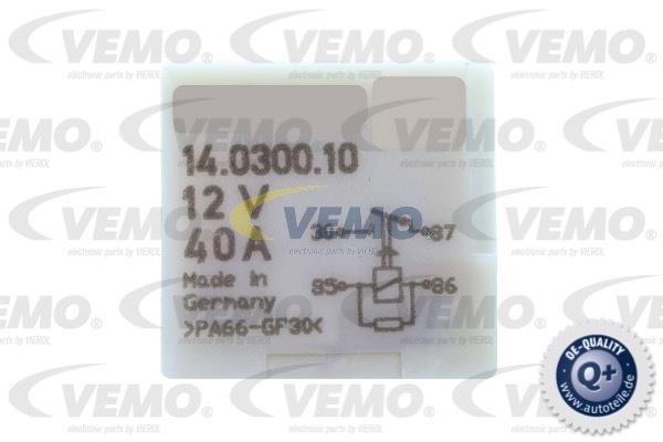 Реле, система розжарювання V15-71-0004 VEMO фото 3