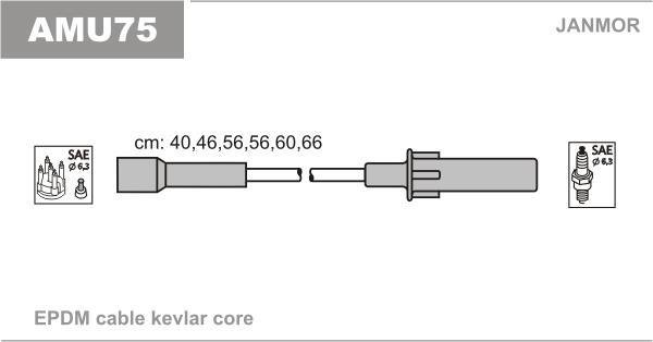 Купить AMU75 JANMOR Провода зажигания Voyager (3.3, 3.3 AWD)