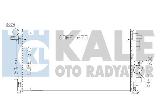 Купить 360900 Kale Радиатор охлаждения двигателя Виано W639 (2.1, 3.0, 3.2, 3.5, 3.7)