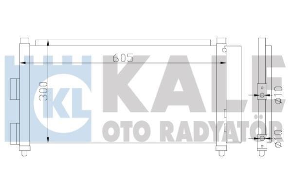 Купить 386000 Kale Радиатор кондиционера Lancia