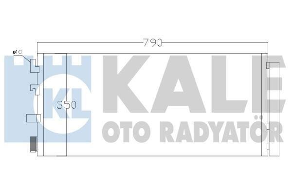 Купить 342560 Kale Радиатор кондиционера Movano (2.3 CDTI, 2.3 CDTI FWD)
