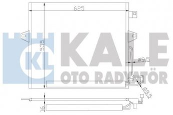 Купити 342630 Kale Радіатор кондиціонера М Клас W164 (3.0, 3.5, 5.0, 5.5)
