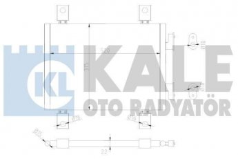 Купить 377600 Kale Радиатор кондиционера Дукато