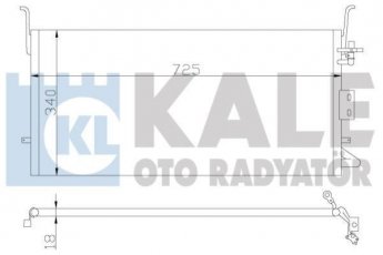 Купить 379500 Kale Радиатор кондиционера Соната (2.0, 2.7)