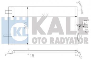 Купить 379400 Kale Радиатор кондиционера Elantra (1.6, 1.8, 2.0)