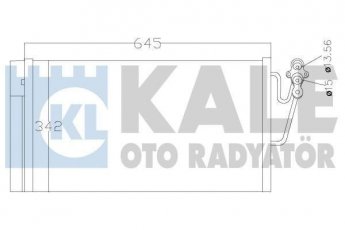 Радиатор кондиционера 384900 Kale фото 1